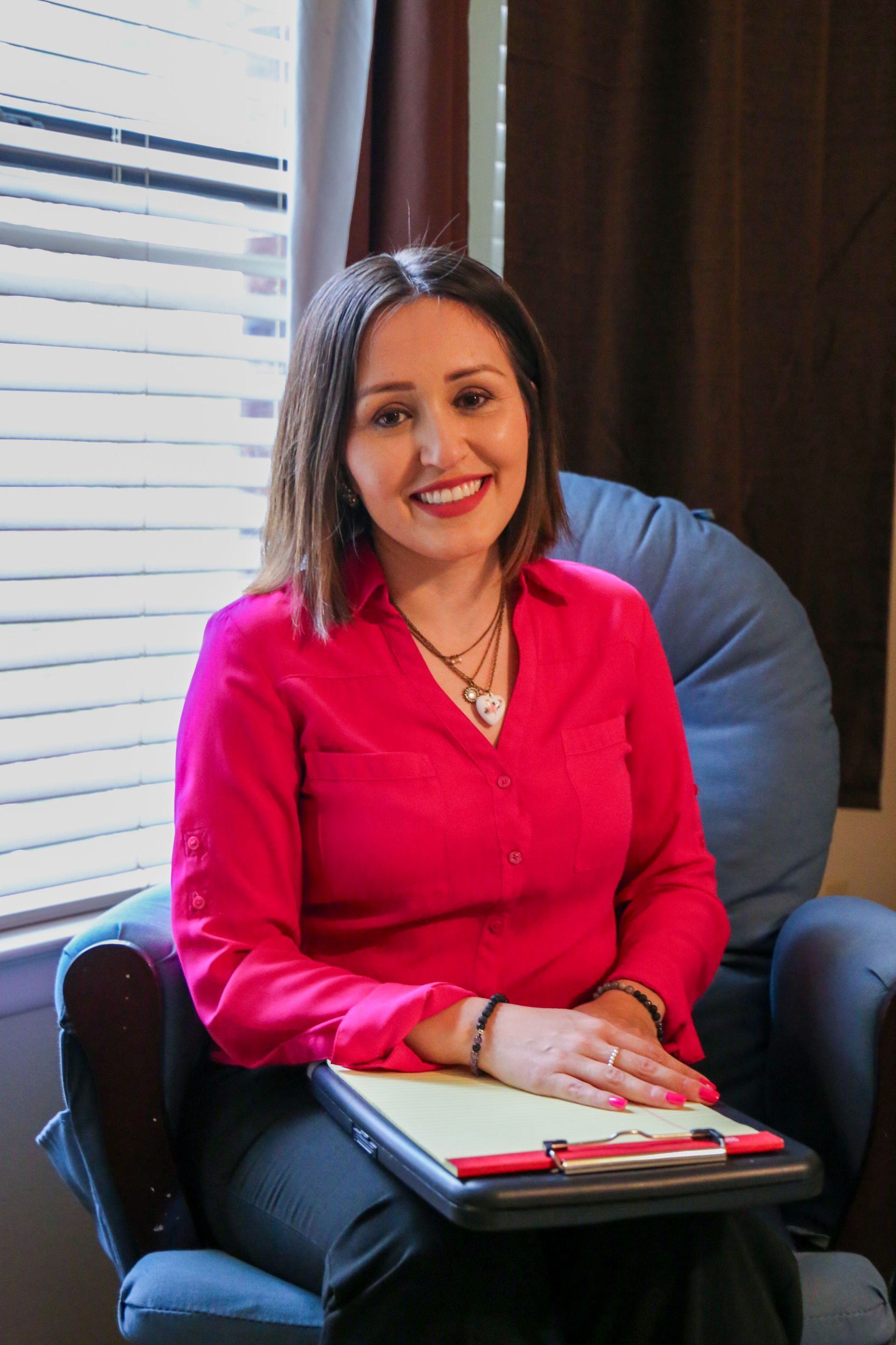 Erika, LCSW, founder of SelfJourney Counseling